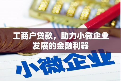 康保工商户贷款，助力小微企业发展的金融利器