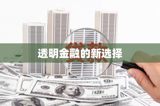 康保透明金融的新选择