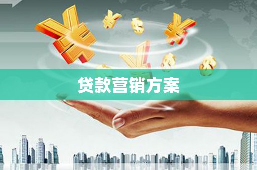康保贷款营销方案