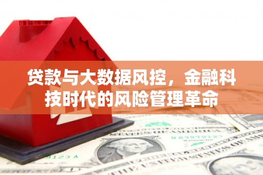 康保贷款与大数据风控，金融科技时代的风险管理革命