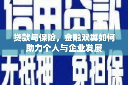 康保贷款与保险，金融双翼如何助力个人与企业发展