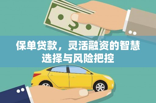 康保保单贷款，灵活融资的智慧选择与风险把控