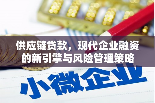 康保供应链贷款，现代企业融资的新引擎与风险管理策略