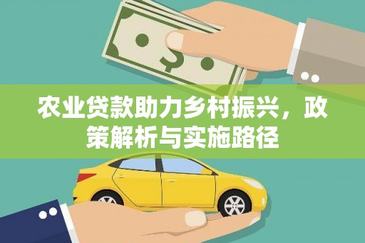 康保农业贷款助力乡村振兴，政策解析与实施路径
