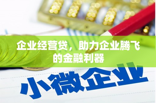 康保企业经营贷，助力企业腾飞的金融利器