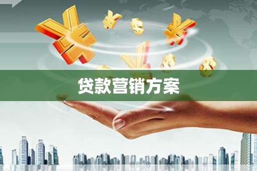 康保贷款营销方案