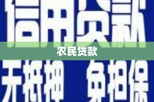 康保农民贷款