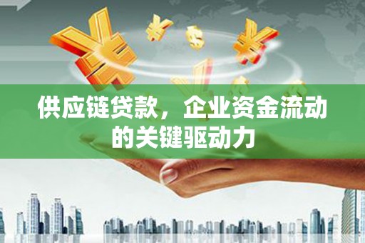 康保供应链贷款，企业资金流动的关键驱动力