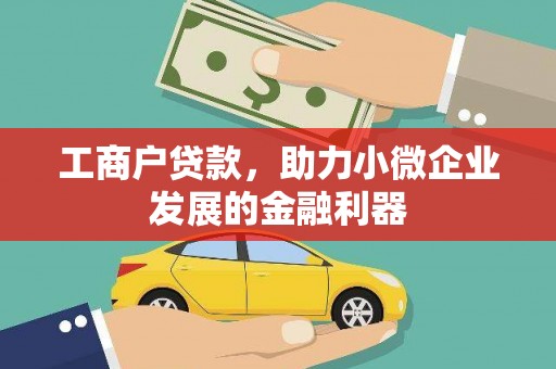 康保工商户贷款，助力小微企业发展的金融利器