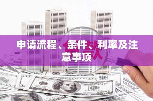 康保申请流程、条件、利率及注意事项
