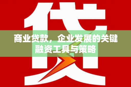康保商业贷款，企业发展的关键融资工具与策略
