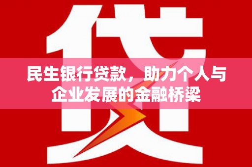 康保民生银行贷款，助力个人与企业发展的金融桥梁