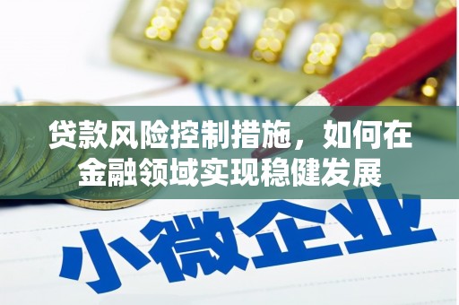 康保贷款风险控制措施，如何在金融领域实现稳健发展