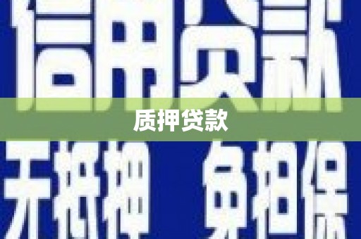 康保质押贷款