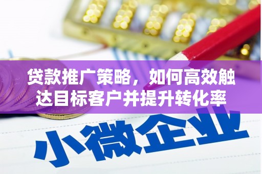 康保贷款推广策略，如何高效触达目标客户并提升转化率