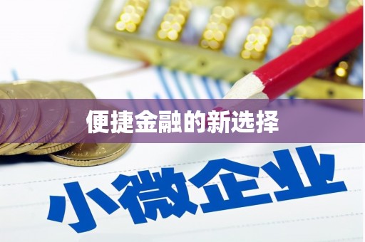 康保便捷金融的新选择