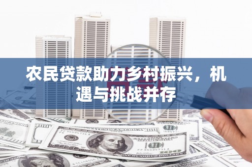 康保农民贷款助力乡村振兴，机遇与挑战并存