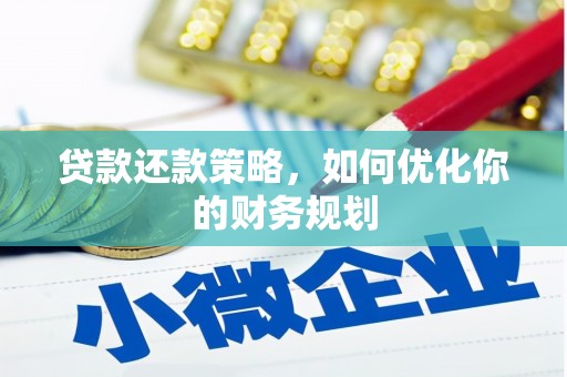 康保贷款还款策略，如何优化你的财务规划