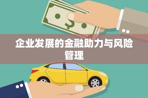 康保企业发展的金融助力与风险管理