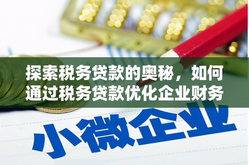 康保探索税务贷款的奥秘，如何通过税务贷款优化企业财务
