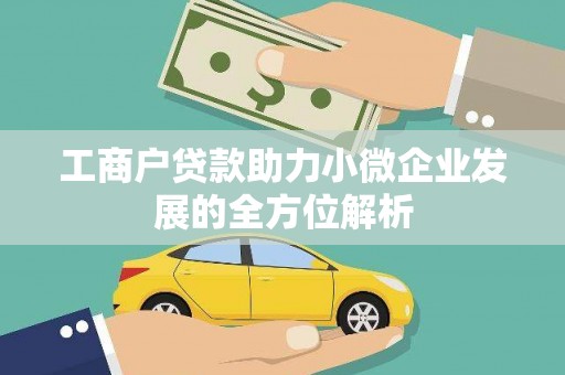 康保工商户贷款助力小微企业发展的全方位解析