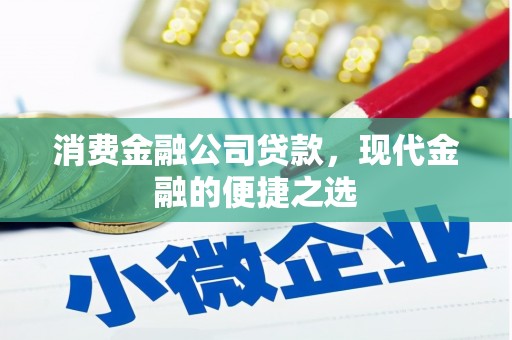 康保消费金融公司贷款，现代金融的便捷之选