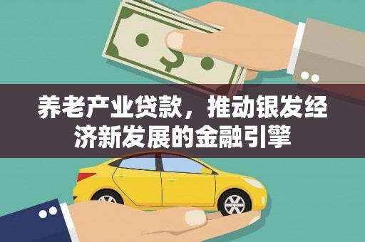 康保养老产业贷款，推动银发经济新发展的金融引擎