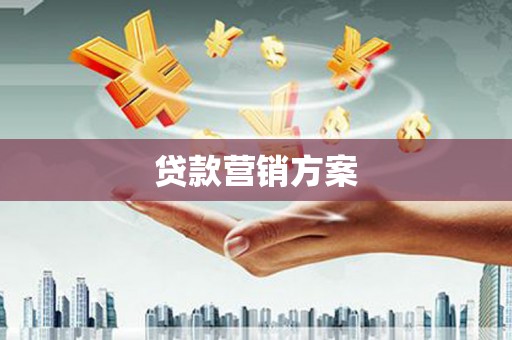 康保贷款营销方案