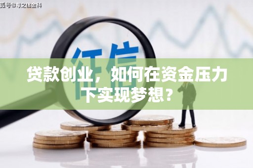 康保贷款创业，如何在资金压力下实现梦想？