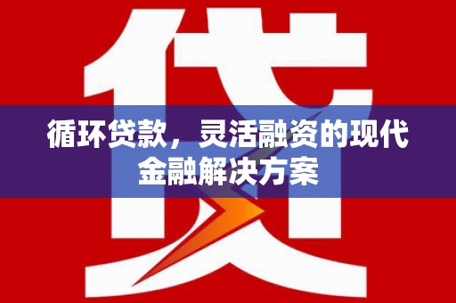 康保循环贷款，灵活融资的现代金融解决方案