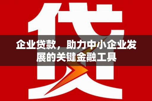 康保企业贷款，助力中小企业发展的关键金融工具