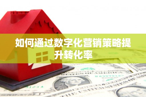 康保如何通过数字化营销策略提升转化率