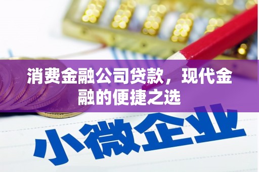 康保消费金融公司贷款，现代金融的便捷之选