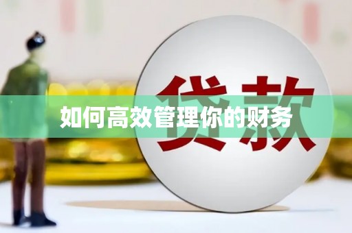 康保如何高效管理你的财务